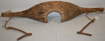 PRIMATIVE WOODEN YOKE