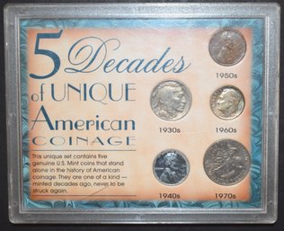 5 DECADES OF U.S. COINS