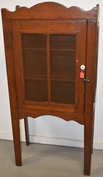 PRIMATIVE 19TH CENT PINE PIE SAFE