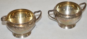 HAWKES STERLING CREAMER & SUGAR