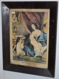 FRAMED N. CURRIER LITHOGRAPH