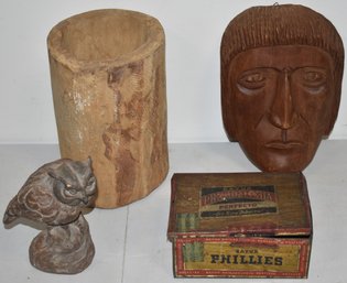 LOT OF VINTAGE DECORATIVE ITEMS