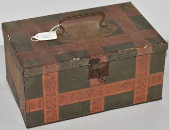 TIN PAIL BISCUIT BOX