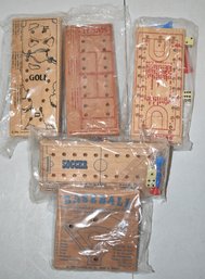 (5) SPORTS RELATED DEXTERITY GAMES OF SKILL