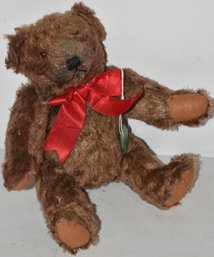 12' VINTAGE STUFFED JOINTED TEDDY BEAR
