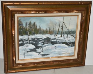 ANN CROSS OIL PAINTING
