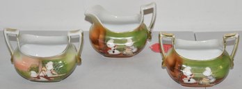 (3) ROYAL BAYREUTH SUNBONNET BABIES CR/SUG