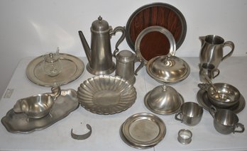 LOT OF MISC. CONTEMPORY PEWTER