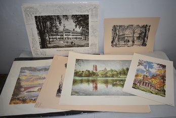 LOT (26) ROBERT CHILDRESS COLLEGE PRINTS