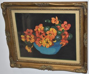 FLORAL STILL LIFE WATER COLOR PAINTING