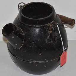 BROWN STONEWARE BATTER JUG