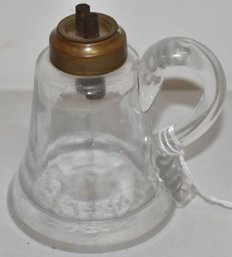 19TH CENT WHALE OIL FINGER LAMP