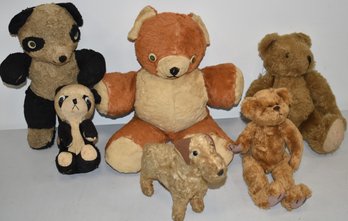LOT VINTAGE STUFFED ANIMALS