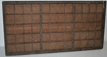 VINTAGE TYPE SET TRAY W/ DIVIDED FITTED INTERIOR