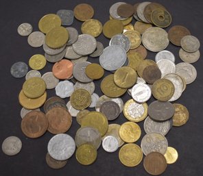 BAG LOT  FOREIGN COINS