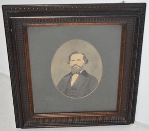 19TH CENT WATERCOLOR POTRAIT OF GENTLEMAN