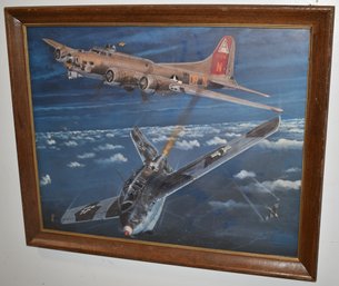 WWII MILITARY AVIATION PRINT