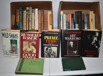 (33) BIOGRAPHIES - IN 2 BOXES