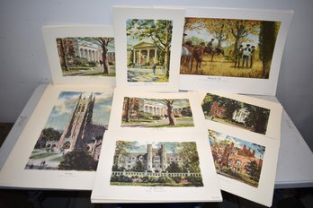 LOT (81) ROBERT CHILDRESS COLLEGE PRINTS