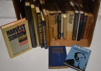 (18) VOLUMES ON RUSSIA, RUSSIAN HISTORY & AUTHORS