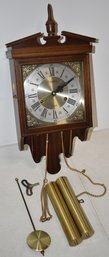 VINTAGE 31 DAY LINDEN WALL CLOCK
