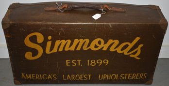 VINTAGE ADVERTISING SUITCASE