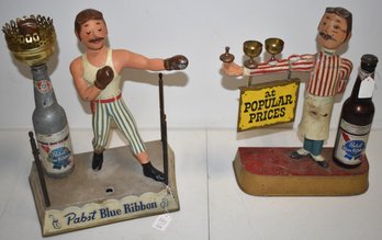 (2) VINTAGE PABST BLUE RIBBON ADVERTISING ITEMS