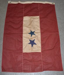 WWI HAND STICK 2 STAR SERVICE FLAG