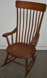 19TH CENT BOSTON ROCKER IN NATURAL FINISH