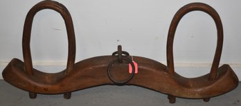 ANTIQUE WOODEN OX YOKE