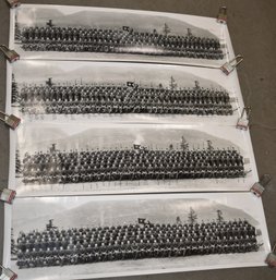 (4) PANORAMIC PHOTOGRAPHS OF MILITARY COMPANIES