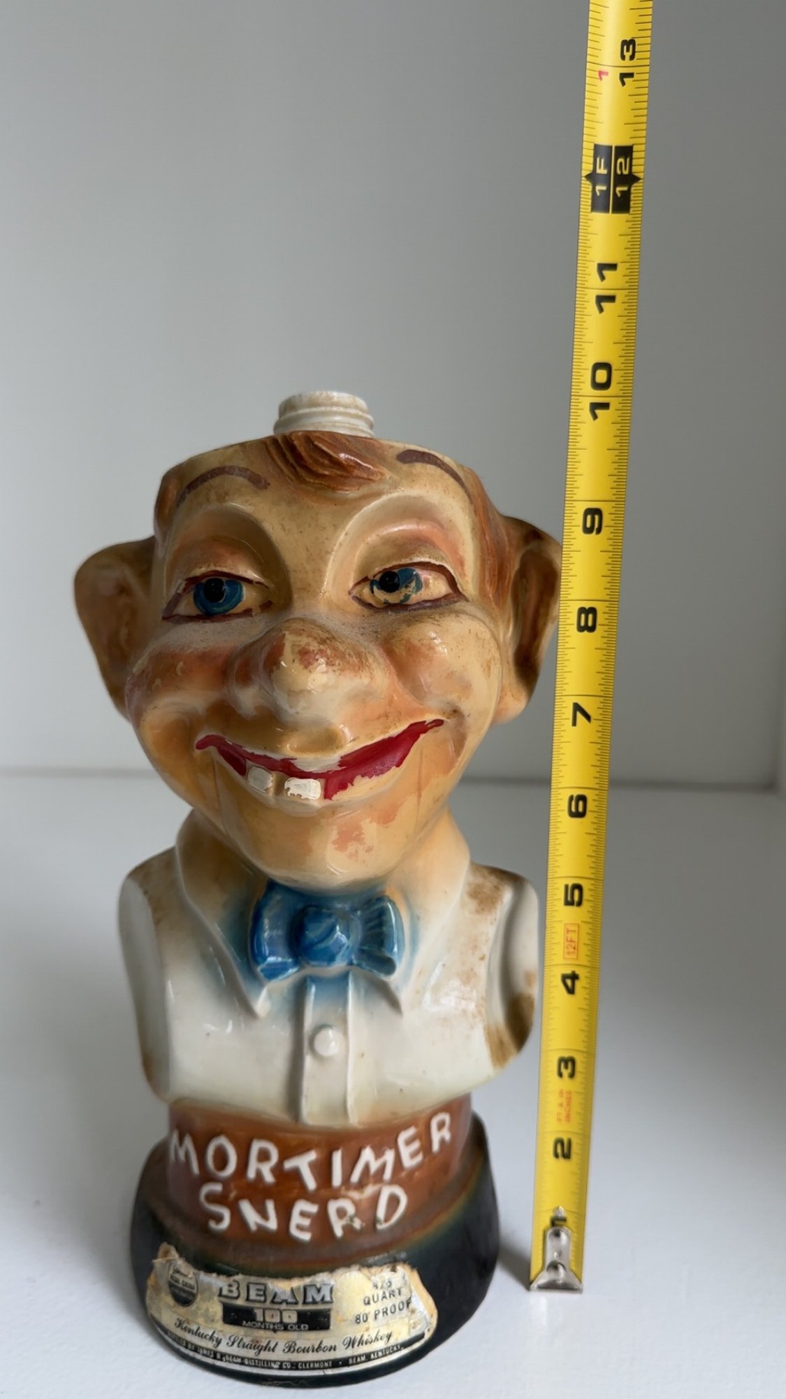 Vintage 1976 Jim Beam Whiskey Decanter, Mortimer Snerd Famous Dummy ...
