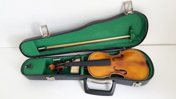 Antique Violin In Original Case, Made In West Germany.