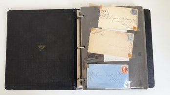 LARGE Collection Of Antique Envelopes And Stamps With Maine Addresses. Alfred, Maine.