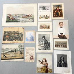 Nice Assortment Of Antique And Vintage Paper Lot.