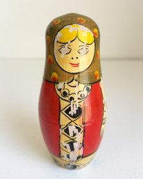 Vintage Wooden Nesting Doll