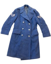 Vintage Military Wool Coat. Air Force.