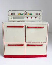 Vintage Wolverine Tin Litho Metal Play (toy) Stove From The 1950s.