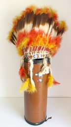 Native American Feather Bonnet