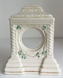 Belleek Porcelain Cashel Mantel Clock FRAME ONLY.
