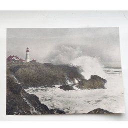 Photograph Print Of Portland Head Light By Fred Thomson. (cape Elizabeth, Maine)