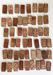Antique Victorian Wooden Dominoes