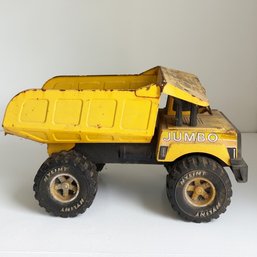 Vintage Nylint Jumbo Dump Truck. Child's TOY. Truck. Yellow Paint. 9.50 Inches Tall