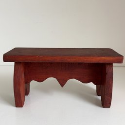 Small Vintage Wooden Bench. 12.50' Long.