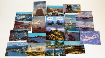 Travel Post Cards Collection: Maine And Out West. Other States, Too