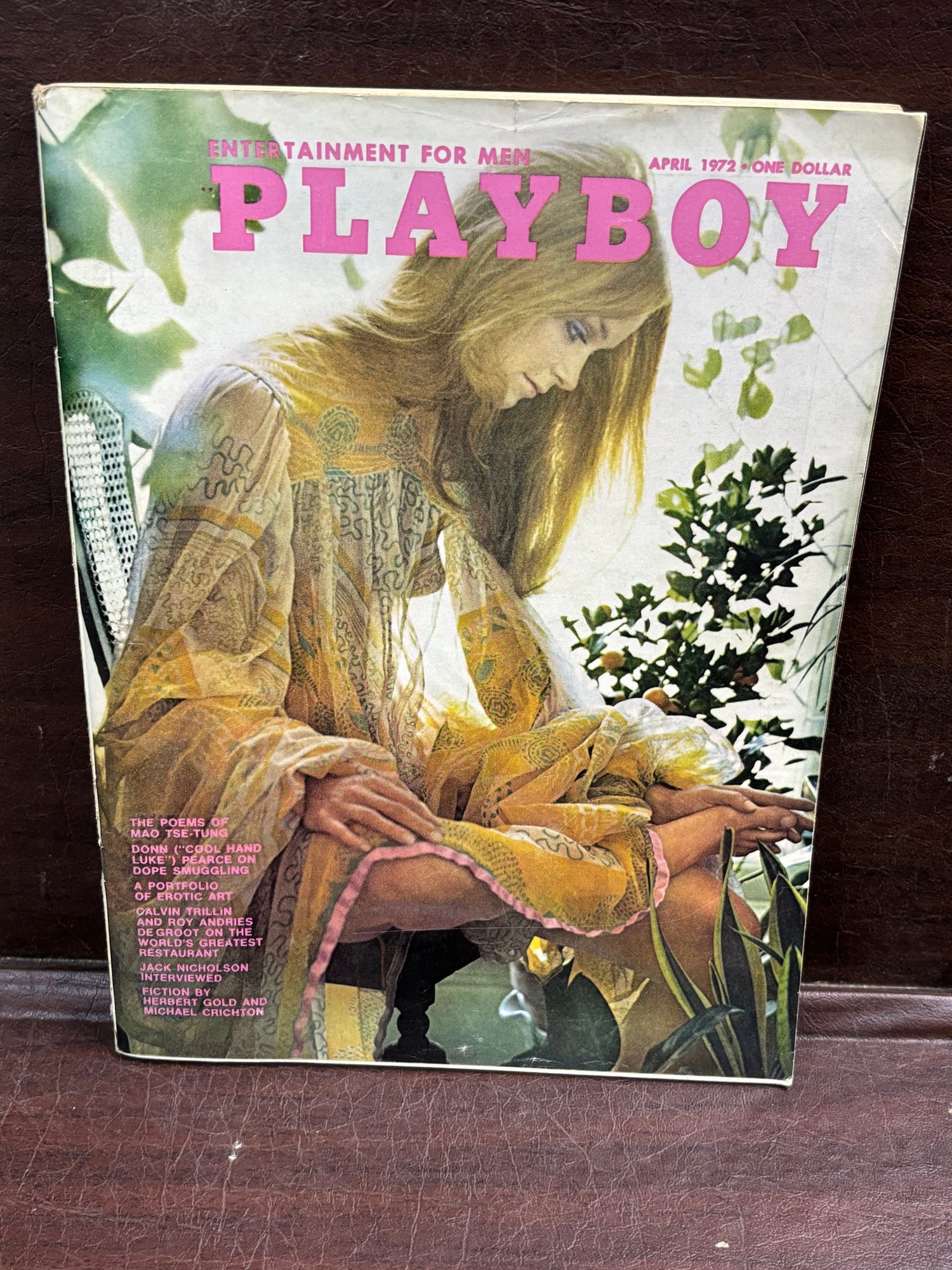 1972 Playboy Magazine April Playmate Centerfold Vicki Peters 11239