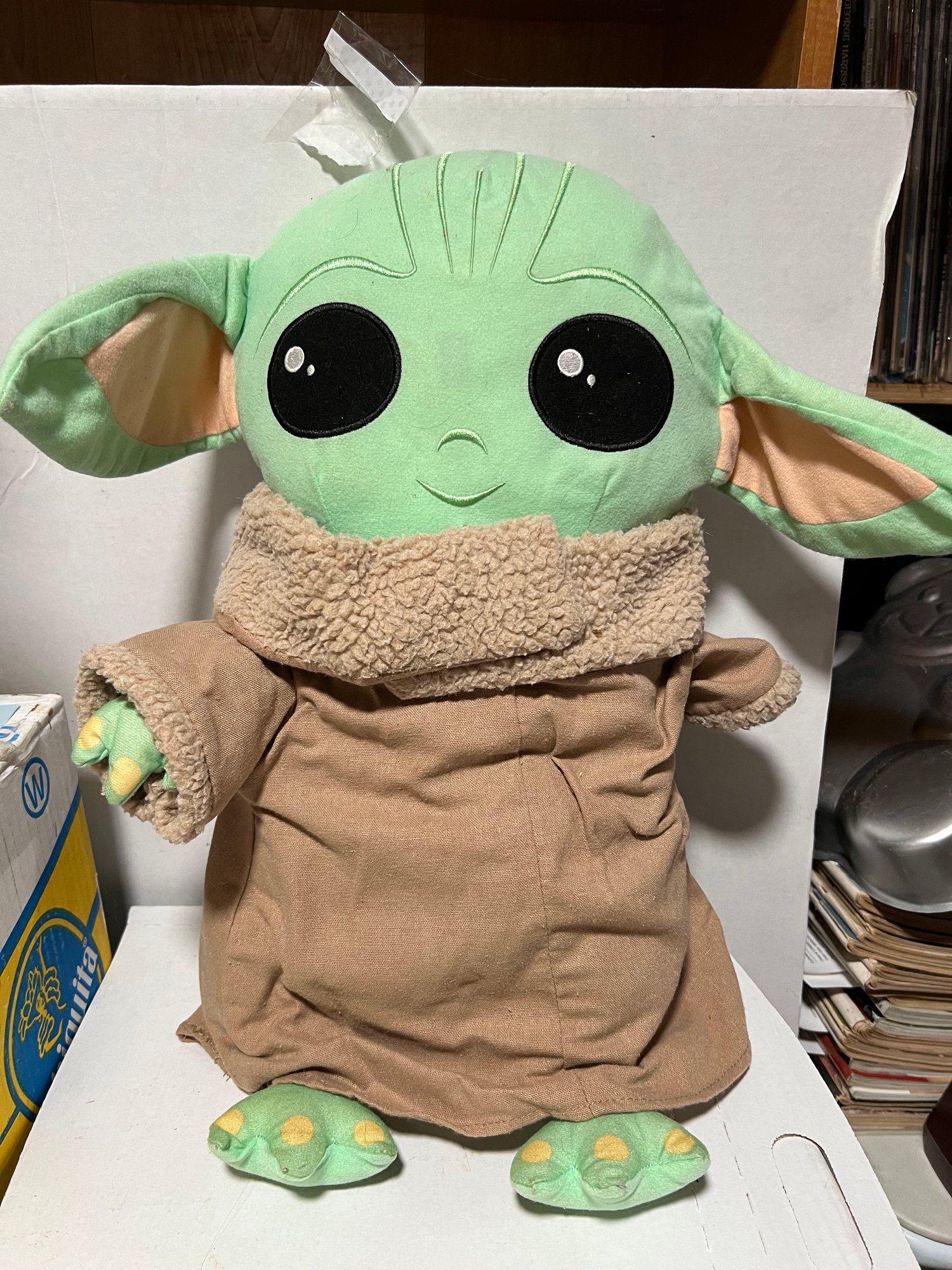 Star Wars The Mandalorian Grogu 8" Baby Yoda Plush Disney Mattel #9609 ...