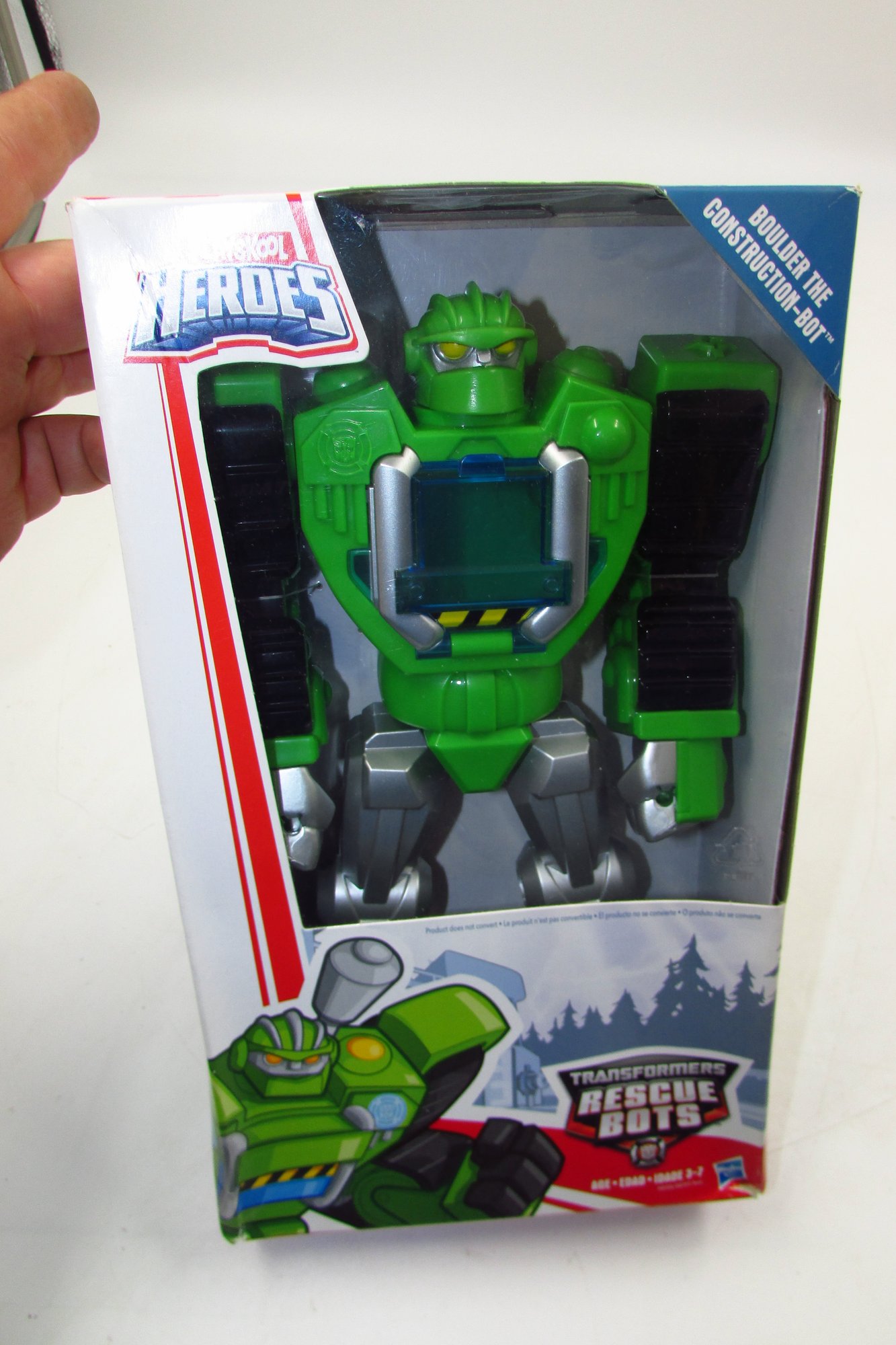 New Playskool Heroes Transformers Rescue Bots Boulder The