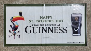 Guinness St. Patrick's Day Toucan Vinyl Banner 52' X 27'