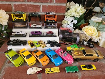 Curated Diecast Car Lot Featuring Jada Fast & Furious Favorites And M2 Machines Mopar Muscle Car Classics